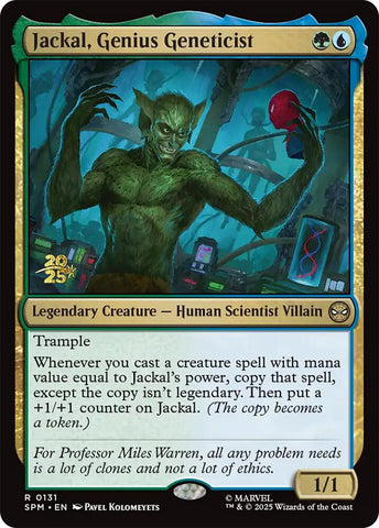 Jackal, Genius Geneticist [Marvel's Spider-Man Prerelease Promos]