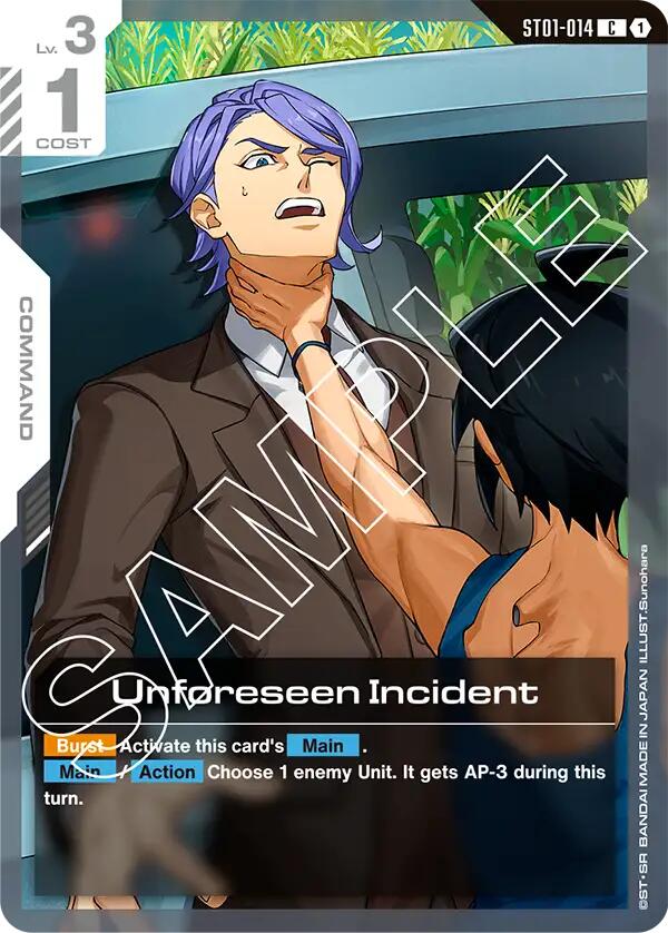 Unforeseen Incident