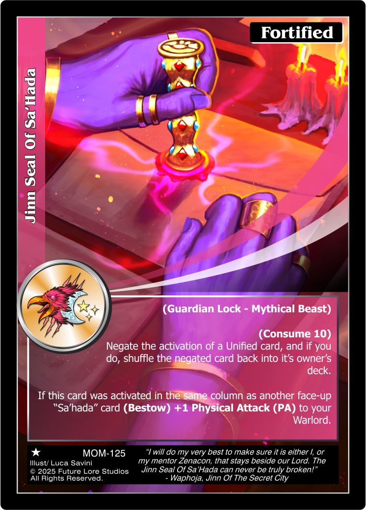 Jinn Seal Of Sa'Hada [Masquerade Of The Macabre]