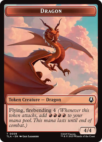 Dragon // Food (0019) Double-Sided Token