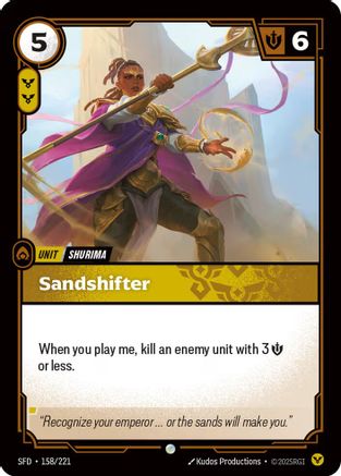 Sandshifter (158/221) - Spiritforged Foil