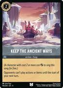 Keep the Ancient Ways