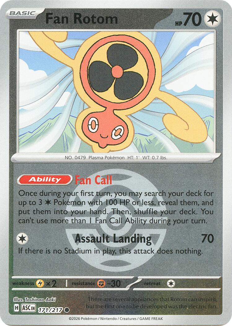 Fan Rotom - 171/217 (Dusk Ball)