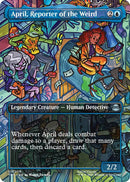 April, Reporter of the Weird (Borderless)
