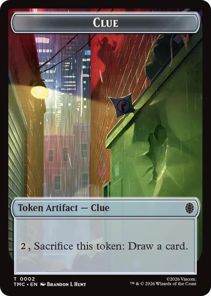 Treasure // Clue Double-Sided Token (Back)