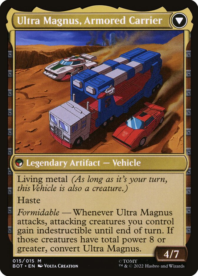 Ultra Magnus, Tactician (Back)