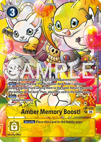 Amber Memory Boost! (Alternate Art)