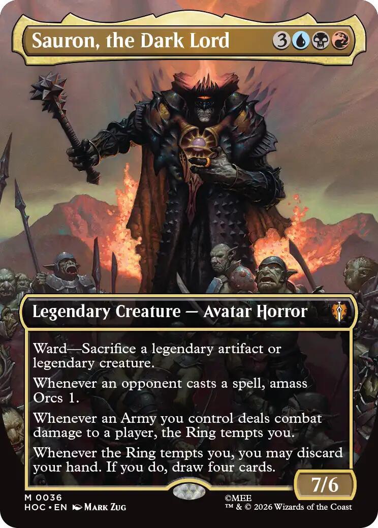 Sauron, the Dark Lord (Borderless)