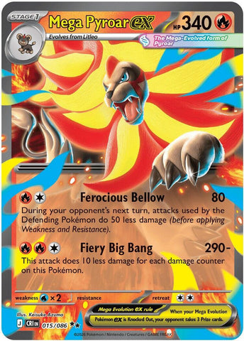 Mega Pyroar ex - 015/086