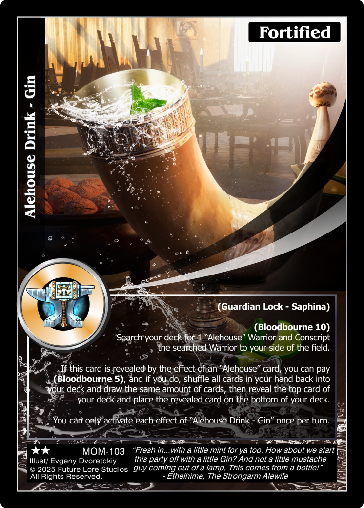 Alehouse Drink - Gin [Masquerade Of The Macabre]