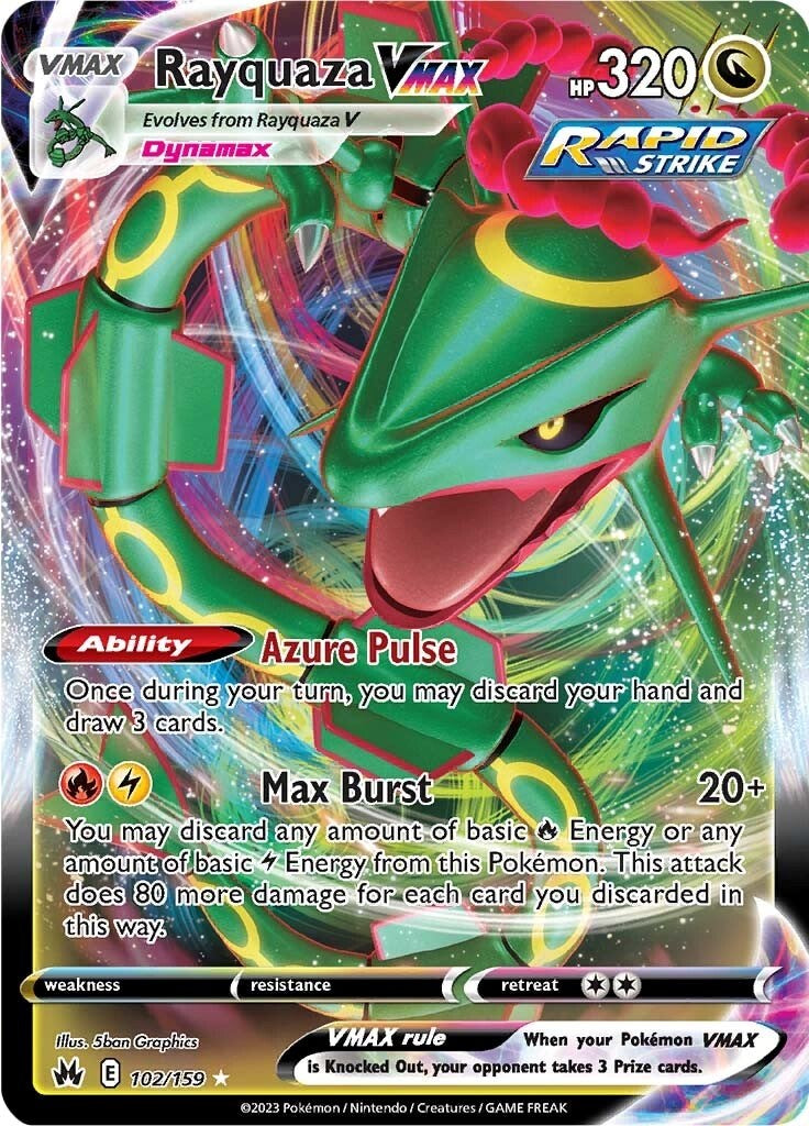 Rayquaza VMAX (102/159) (102) [Sword & Shield: Crown Zenith]