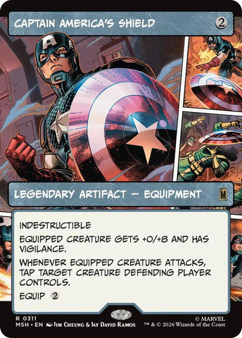 Captain America's Shield (Borderless) (0311)