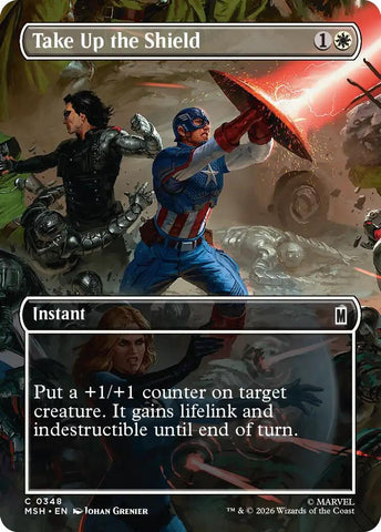Take Up the Shield (Borderless)