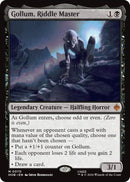 Gollum, Riddle Master