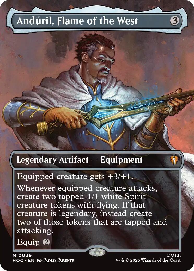 Anduril, Flame of the West (Borderless)