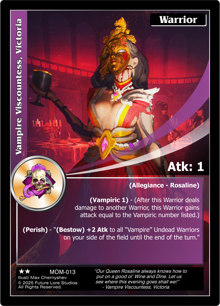 Vampire Viscountess, Victoria [Masquerade Of The Macabre]