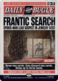 Secret Lair x Marvel’s Spider-Man: Daily Bugle Breaking News