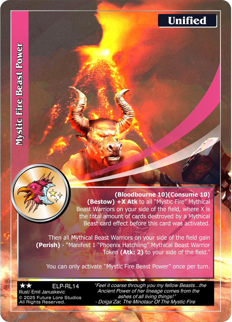 Mystic Fire Beast Power - Elder Legends