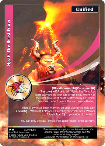 Mystic Fire Beast Power - Elder Legends