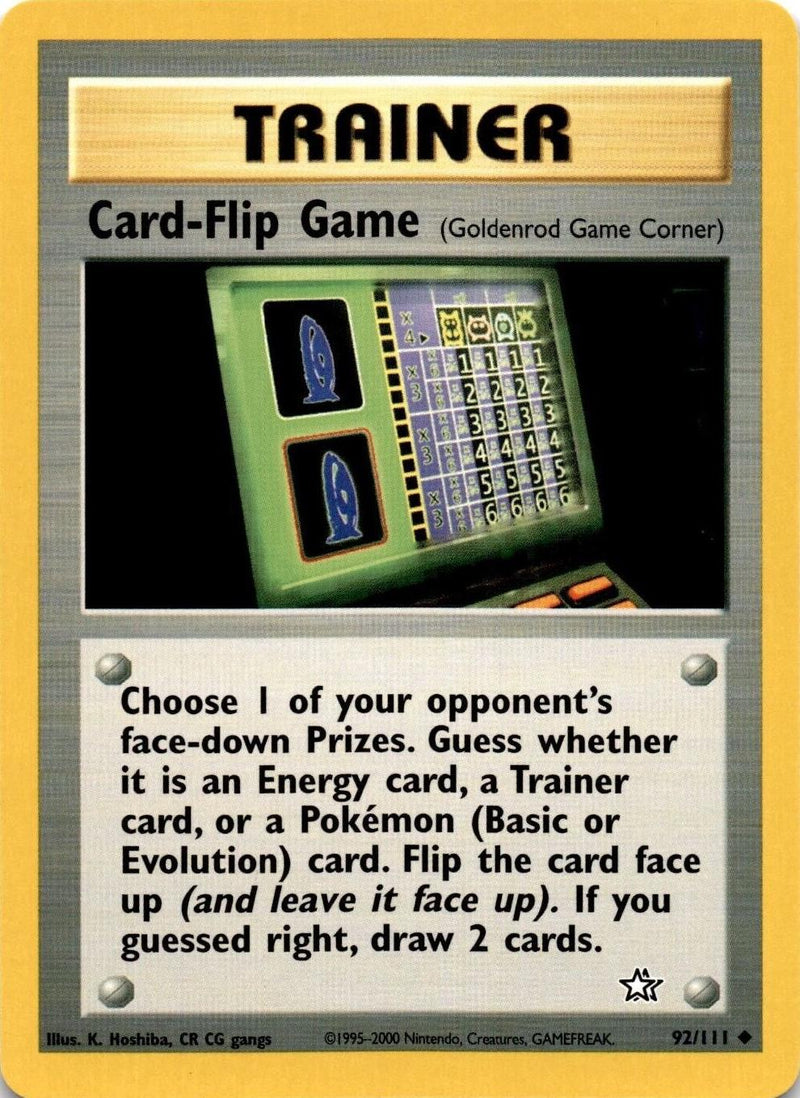 Card-Flip Game (Goldenrod Game Corner)