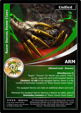 Razor Duxvox Doom-Claws [Masquerade Of The Macabre]