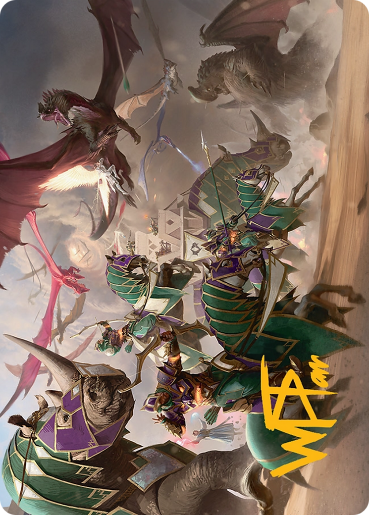 United Battlefront Art Card (5/54) [Tarkir: Dragonstorm Art Series]