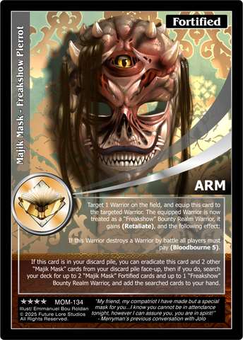 Majik Mask - Freakshow Pierrot [Masquerade Of The Macabre]