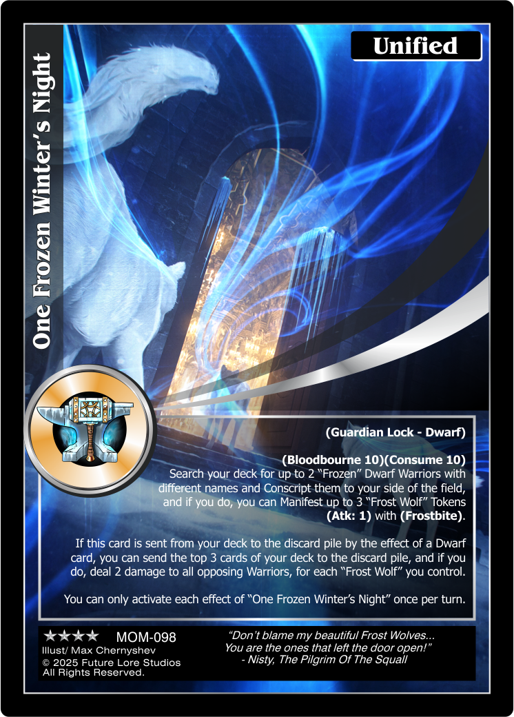 One Frozen Winter's Night [Masquerade Of The Macabre]