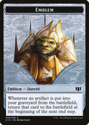 Emblem - Daretti, Scrap Savant // Tuktuk the Returned Double-Sided Token