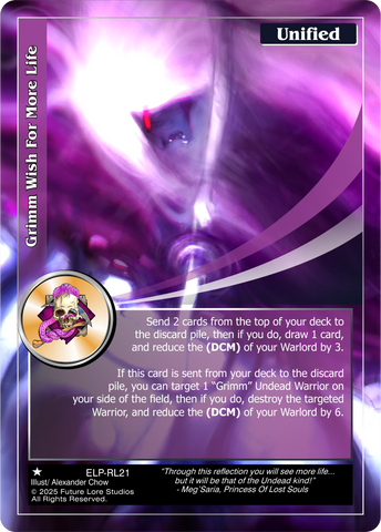 Grimm Wish For More Life - Elder Legends