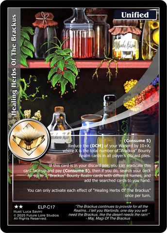 Healing Herbs Of The Brackus - Elder Legends