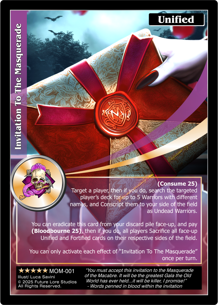 Invitation To The Masquerade [Masquerade Of The Macabre]