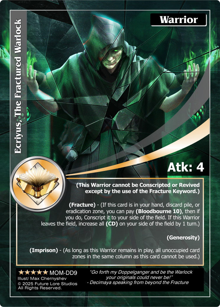 Ecriyus, The Fractured Warlock [Masquerade Of The Macabre]