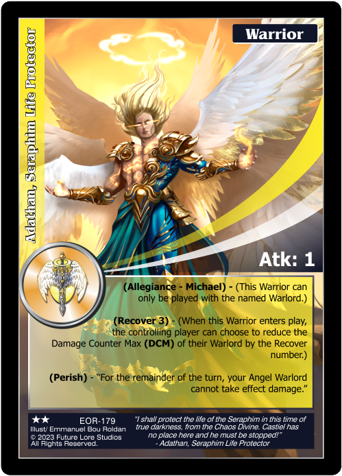 Adathan, Seraphim Life Protector (EOR-179) - NM