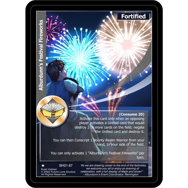 Alburdunn's Festival Fireworks (BH01-67) - NM