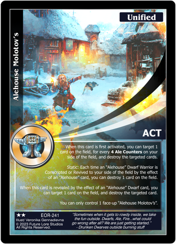 Alehouse Molotov's (EOR-241) - NM