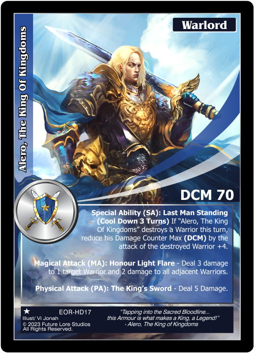 Alero, The King Of Kingdoms (EOR-HD17) - NM