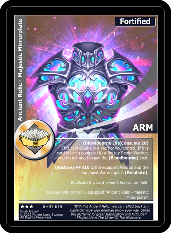 Ancient Relic - Majestic Mirrorplate (BH01-BT08) - NM