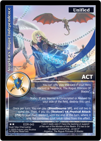 Angelica's Rogue Independence (EOR-043) - NM