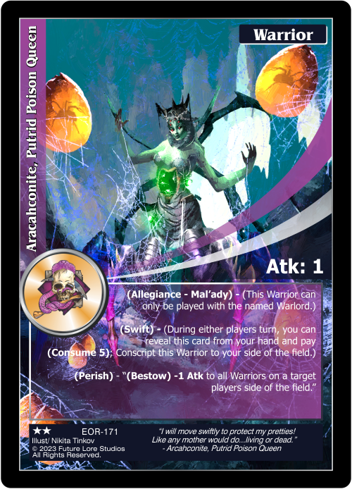 Aracahconite, Putrid Poison Queen (EOR-171) - NM