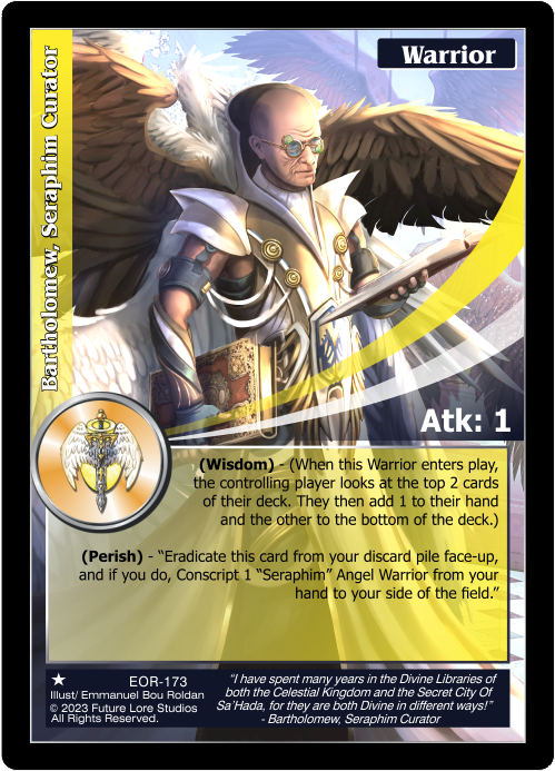 Bartholomew, Seraphim Curator (EOR-173) - NM