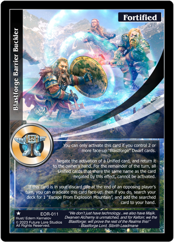 Blastforge Barrier Buckler (EOR-011) - NM