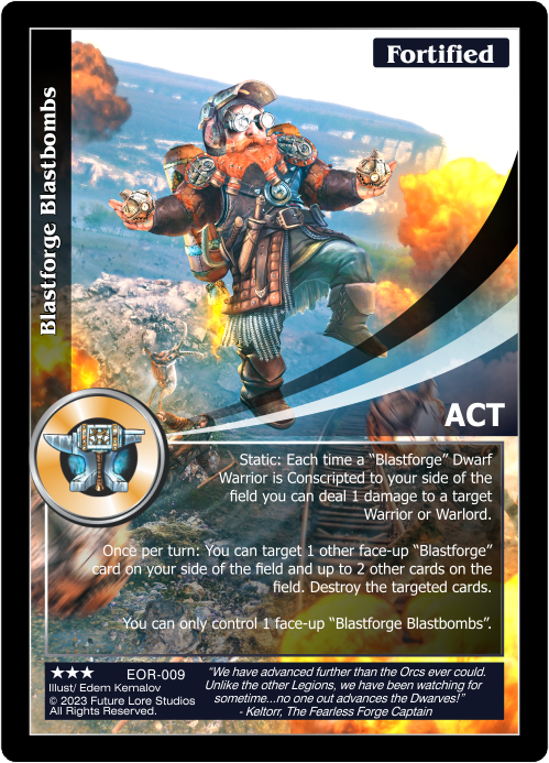 Blastforge Blastbombs (EOR-009) - NM