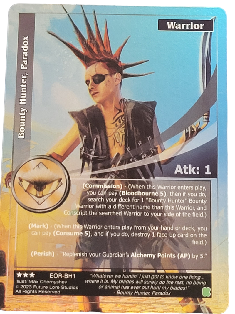 Bounty Hunter, Paradox (EOR-BH1) (Rare) - NM