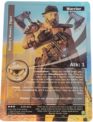 Bounty Hunter, Viper (EOR-BH3) (Rare)- NM
