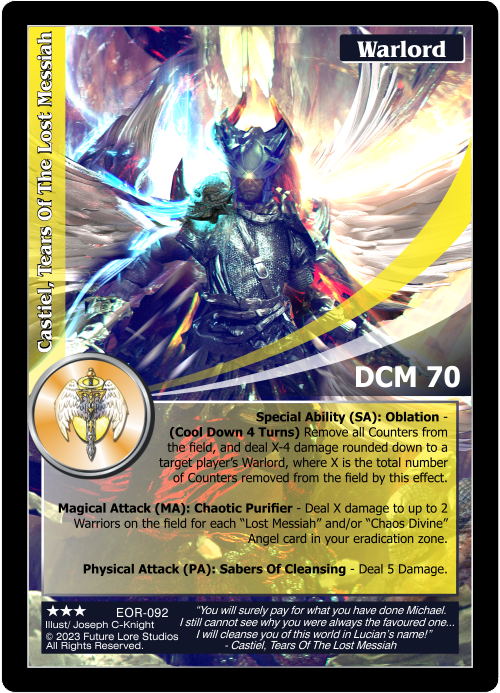 Castiel, Tears Of The Lost Messiah (EOR-092) - NM