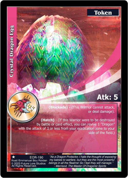 Crystal Dragon Egg (EOR-190) - NM