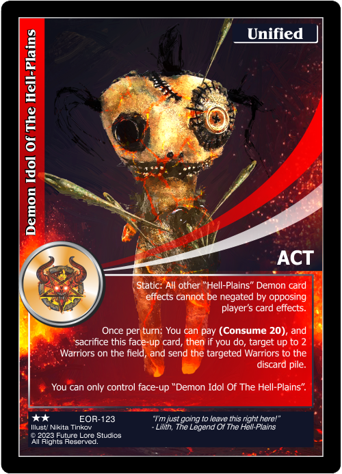 Demon Idol Of The Hell-Plains (EOR-123) - NM