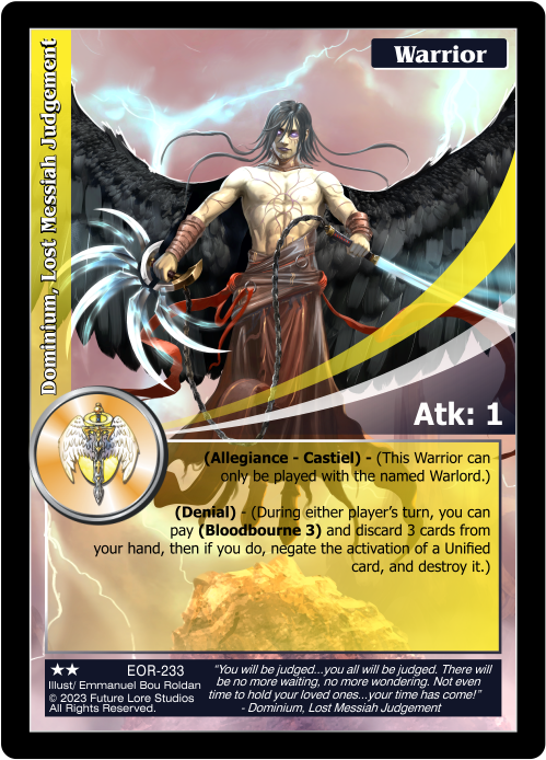 Dominium, Lost Messiah Judgement (EOR-233) - NM