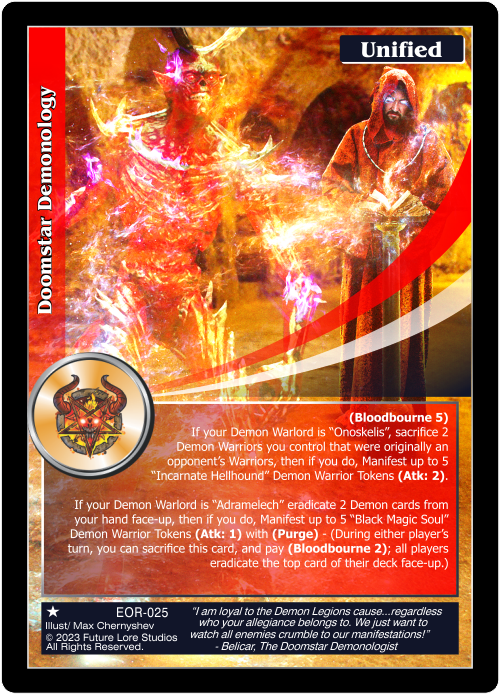 Doomstar Demonology (EOR-025) - NM